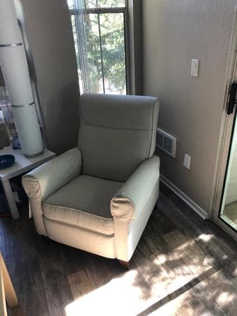 Couch, Arm-Chair, Bed for sale (10 months old) 3