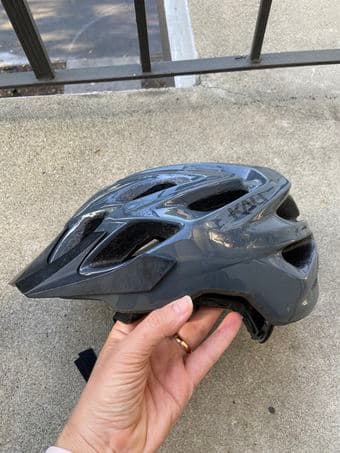 Two Bicycle Helmets + Fender for Sale - Sold as a package 3