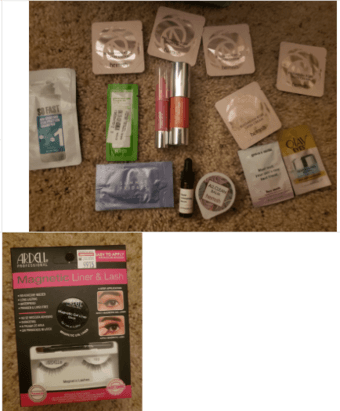 face masks, skincare, tinted lip balm, magnetic lash, nail polish, etc 3