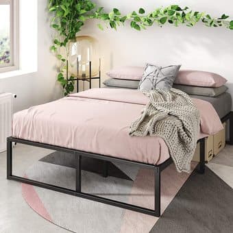 Heavy duty full size bedframe, easy transport 1
