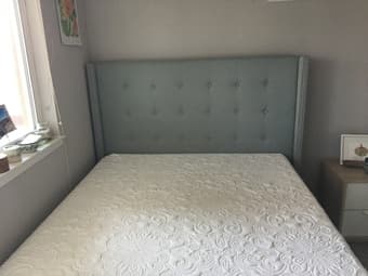 Full Size Bed Frame and Mattress 2
