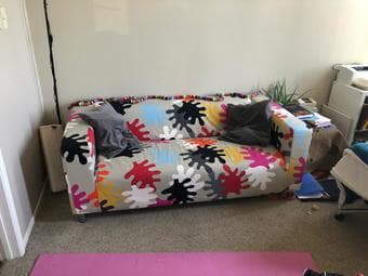 Colorful Ikea Couch-Ideal for office 2