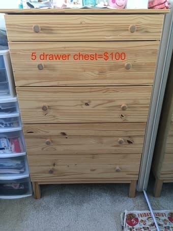 moving sell, darwer, lamp, washer, everything. 1