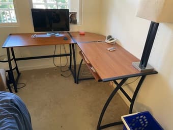 L-Shaped Work Table 1