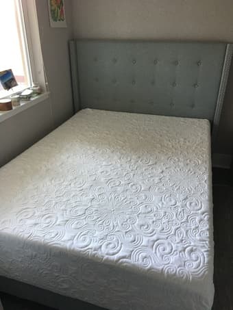 Full Size Bed Frame and Mattress 1