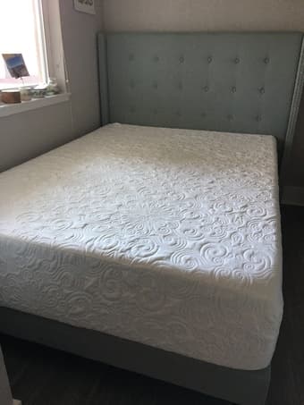 Full Size Bed Frame and Mattress 2