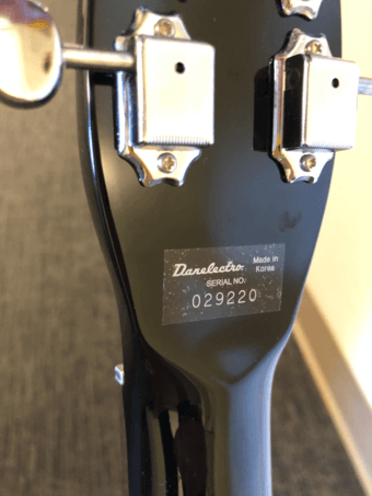 Danelectro Stock '59 Electric Guitar - Black 3