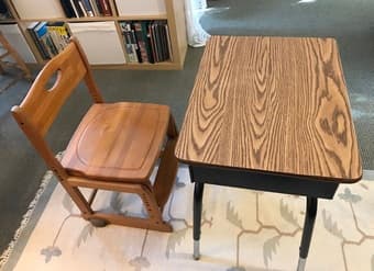 Desk and chair 1