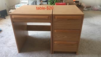 table, drawer 1