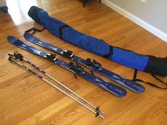 Women's Skis, Poles, and Boots 2