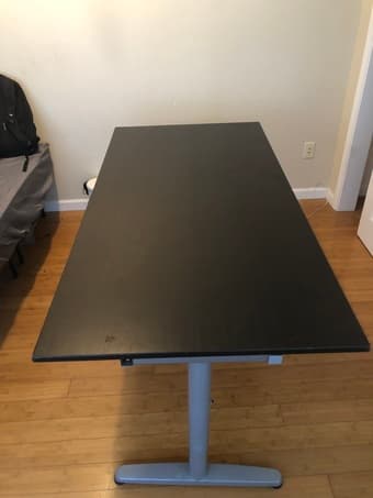 63 inch black desk 1