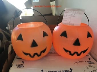 cartoon drawing, pumpkin bucket, window grills 2