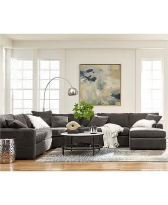 Beautiful Macy’s Sectional Sofa/Couch 1