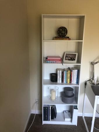 White Bookcase 1