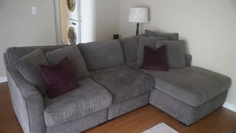 Beautiful Macy’s Sectional Sofa/Couch 1