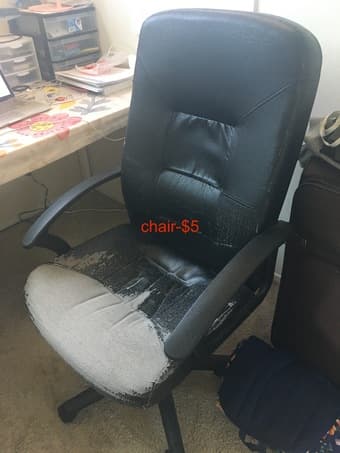 study desk and chair. 1