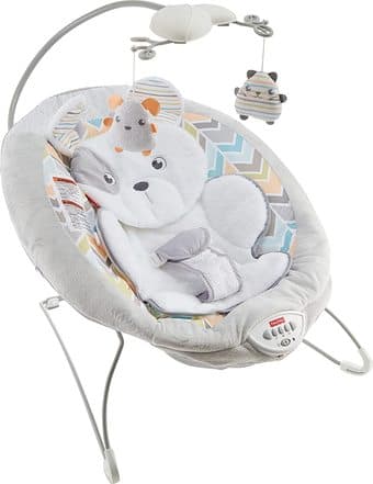 Fisher-Price Sweet Snugapuppy Deluxe Bouncer w/ Vibrations 1