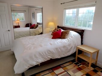 Spacious, light, furnished 1BR + private bath 2