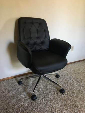 Office chair, nightstand, wooden chairs for sale 1