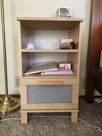 Office chair, nightstand, wooden chairs for sale 2