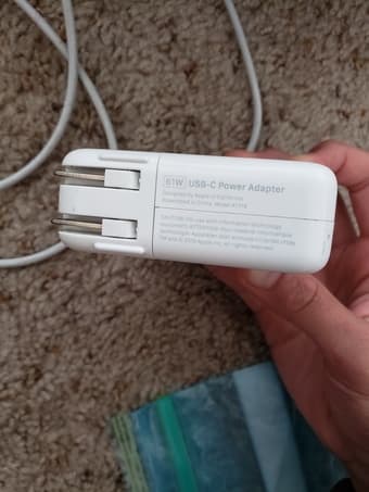 61w apple mac power adapter charger - 45 obo 2