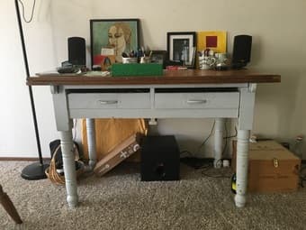Wooden vintage Desk/table 1