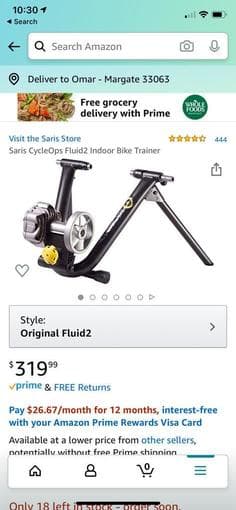 Indoor bike training 2