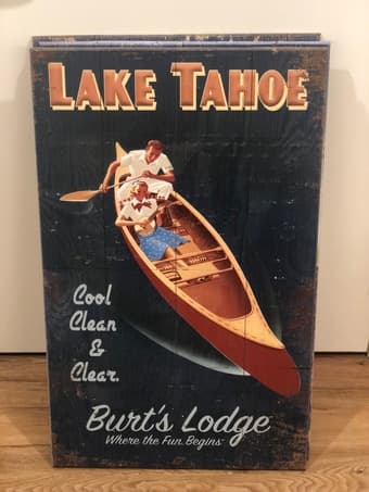 Vintage Lake Tahoe Artwork 1