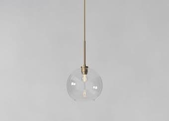 West Elm Plug-in Glass Pendant Light (Installable on campus housing) 1