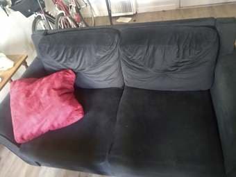 black couch - pick up near July 19 1