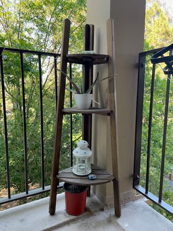 IKEA Balcony Plant Stand 1