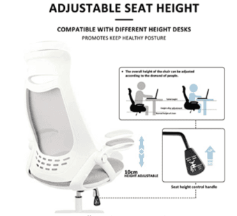 Office chair with head rest (like new) 1