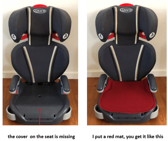 Graco car seat, Booster Seat 1