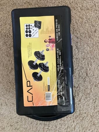 Adjustable Dumbbell Set + Yoga mat 1