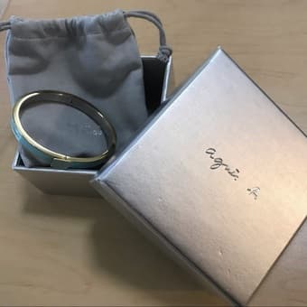 Agnes B. Bijoux bangle (baby blue, brand new) 1