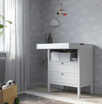 new two drawer chest cabin changing table 3