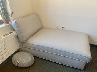 IKEA Kivik chaise light gray in great condition 2