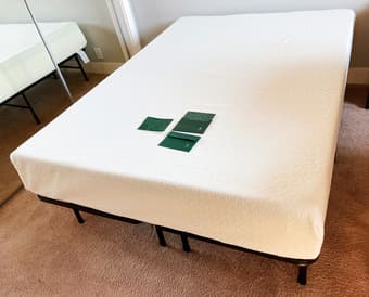 Almost New Mattress with Certificate on Moving Sale (& Bed frame) 1
