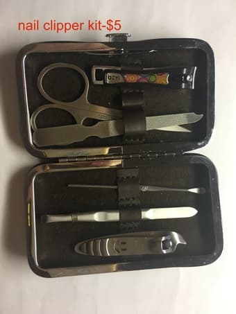 clock, sunglass, nail clippers 3