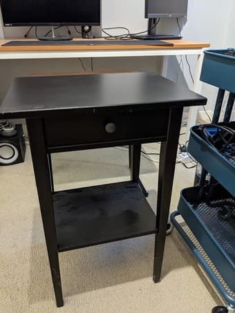 Ikea night stand with drawer 1