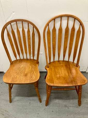 Wooden kitchen table & four chairs 2