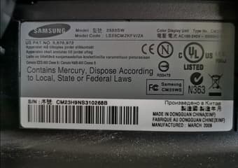 Monitor 23" Samsung S2333SW 1