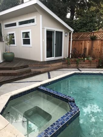 Adorable stand alone studio pool house with private entrance 1