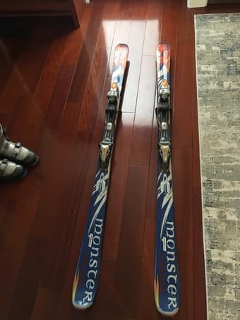 Skis (170cm) and Boots (size 27.5) for sale! $45 for both! 1