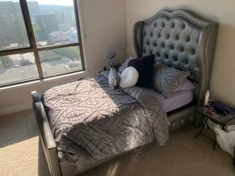 Full-size mattress and bed frame 1