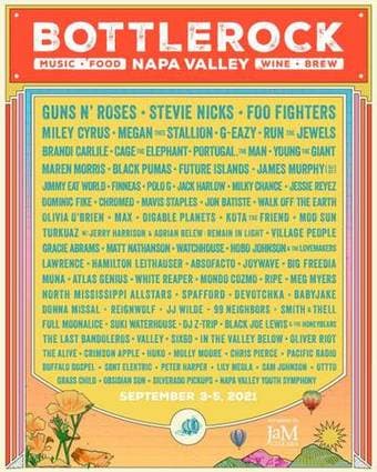 3-Day General Admission BottleRock Tickets 1