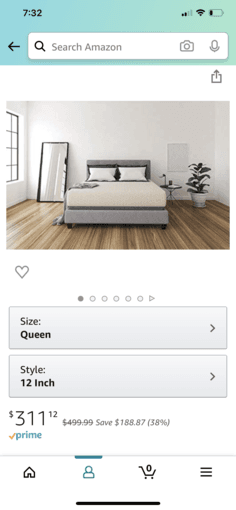Queen size Mattress (with microwave as a gift if you need） 1