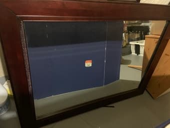 Large mahogany mirror 2