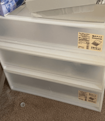 drawer three small cabinet plastic night stand 1