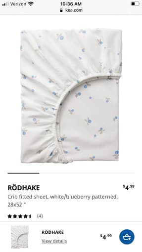 Baby mattress with cover and fitted sheets 2